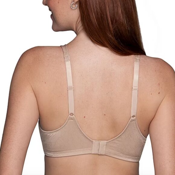 Vanity Fair Body Shine T-Shirt Wireless Full Coverage Bra- 72298, Neutral Sz 38D - Picture 2 of 3
